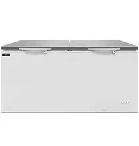 UNNICOOL Vrieskist | Wit/RVS | 558L | -18°C/-25°C | Statisch | Kanteldeksel | 1535x720x830(h)mm