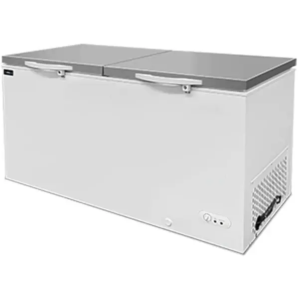 Vrieskist | Wit/RVS | 558L | -18°C/-25°C | Statisch | Kanteldeksel | 1535x720x830(h)mm