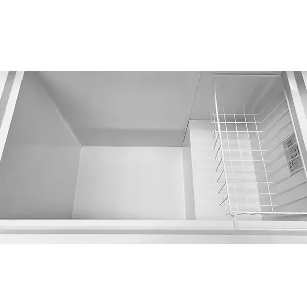 Vrieskist | Wit/RVS | 395L | -18°C/-25°C | Statisch | Kanteldeksel | 1275x720x830(h)mm