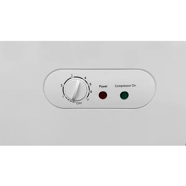 Vrieskist | Wit/RVS | 395L | -18°C/-25°C | Statisch | Kanteldeksel | 1275x720x830(h)mm