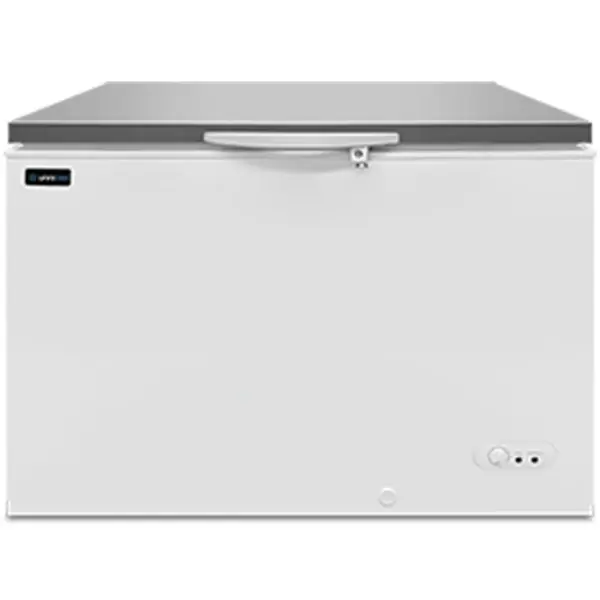 Vrieskist | Wit/RVS | 358L | -18°C/-25°C | Statisch | Kanteldeksel | 1035x720x830(h)mm