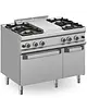 MBM Italy Fornuis/Doorkookplaat + Oven | MAGISTRA PLUS 700 | Gas | 4 Branders (4x 7kW) + Plaat (5.5kW) + 2/1 GN Oven (6kW) | Waakvlam/Piëzo | Neutraal Vak | 1100x714x850(h)mm 
