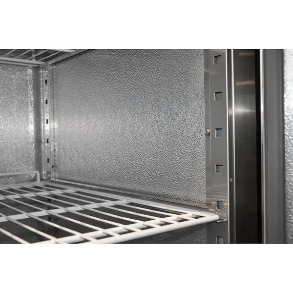 Koelkast | STANDARD LINE | 1200L (2/1 GN) | RVS | +2°C/+8°C | Statisch + Ventilator | Wielen (Geremd) | 1340x810x2010(h)mm