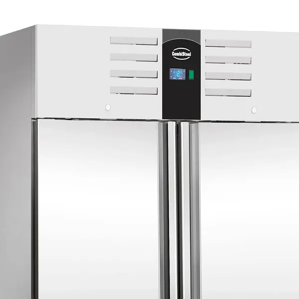 Vrieskast | STANDARD LINE | 1200L (2/1 GN) | RVS | -10°C/-20°C | Statisch + Ventilator | Wielen (Geremd) | 1340x810x2010(h)mm