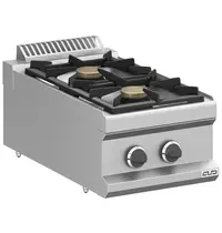 MBM Fornuis | MAGISTRA PLUS 700 | Gas | 2 Branders (2x 7kW) | Waakvlam | 400x714x250(h)mm