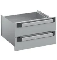 MBM Ladenset | MAGISTRA PLUS 700 | RVS | Losse Onderstellen (700mm) | 2 Laden (2/1 GN) 