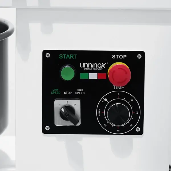 Deegmenger | 12kg/30L | 2 Snelheden | Vaste Kop + Kom | 1.1kW (230V) | 440x730x685(h)mm