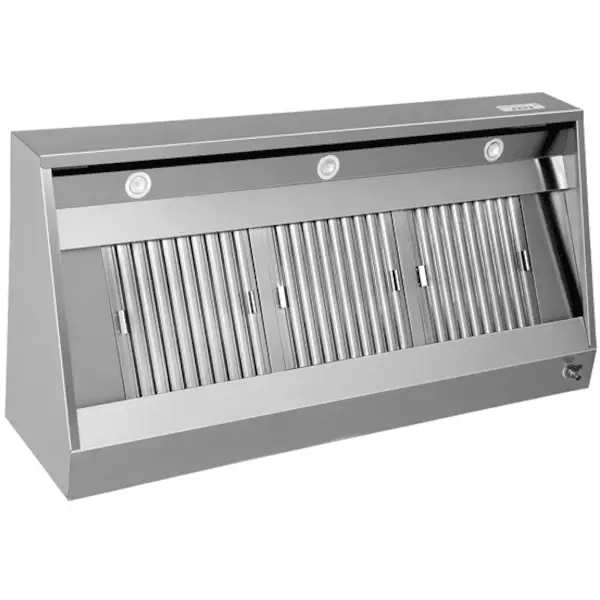 Afzuigkap | Schuin Model | Incl. Motor | 1800m³/u | Regelaar + Verlichting | 1600x950x520(h)mm