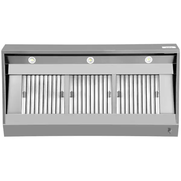 Afzuigkap | Schuin Model | Incl. Motor | 1800m³/u | Regelaar + Verlichting | 1600x950x520(h)mm