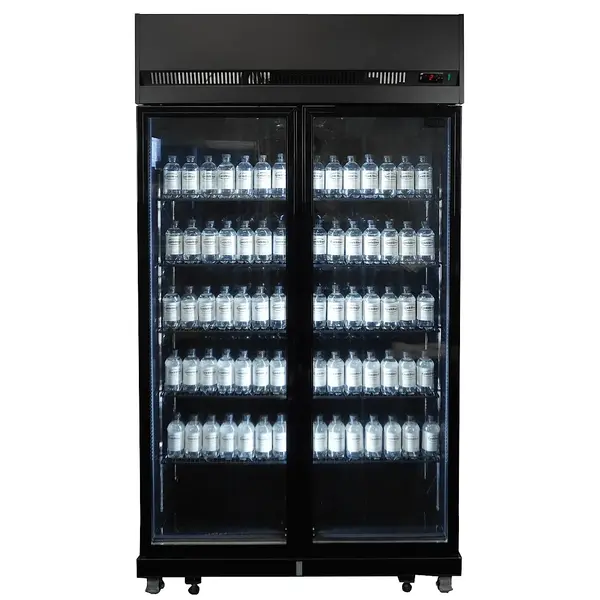 Koelkast | SERIE IRM | 770L | Zwart | 0°C/+10°C | Geforceerd | Draaideuren | Wielen (Geremd) | 1100x596x2003(h)mm