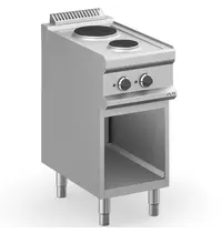 MBM Italy Fornuis | MAGISTRA PLUS 700 | Elektrisch | 2 Kookpunten (Ø145/200) | 4.1kW (400V) | Open Onderkast | 400x714x850(h)mm