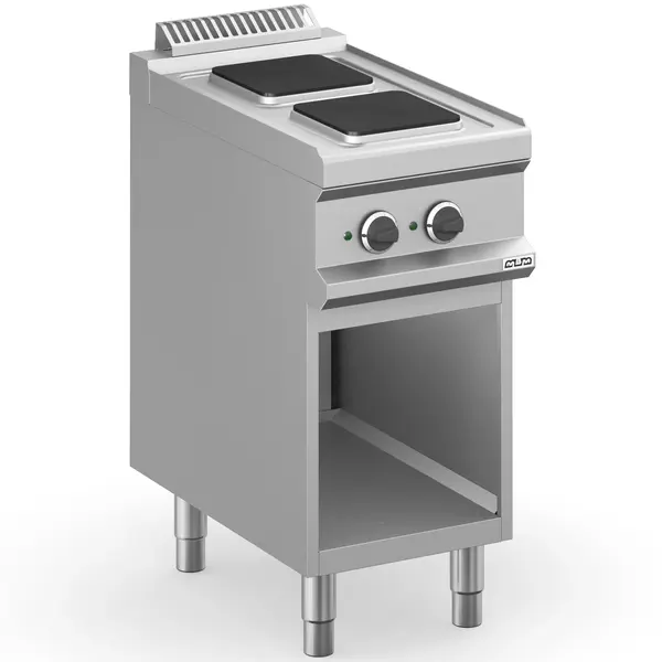 Fornuis | MAGISTRA PLUS 700 | Elektrisch | 2 Kookpunten (220x220) | 5.2kW (400V) | Open Onderkast | 400x714x850(h)mm