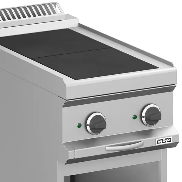 Fornuis | MAGISTRA PLUS 700 | Elektrisch | 2 Kookpunten (300x300) | 5kW (400V) | Open Onderkast | 400x714x850(h)mm