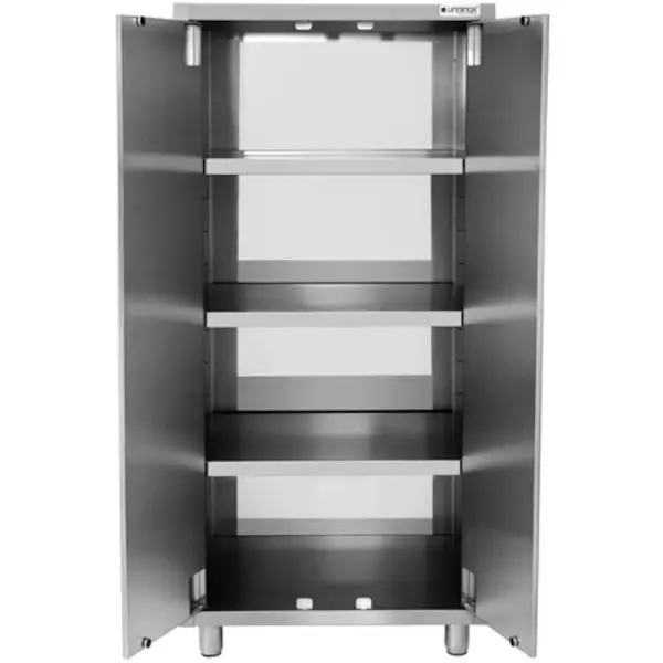 Servieskast | RVS | Draaideuren | 800x700x1800(h)mm