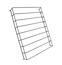 CombiSteel Draadverdeler (Links/Rechts) | CombiSteel Koelkasten COM-7526.01XX | Zwart 