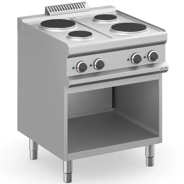 Fornuis | MAGISTRA PLUS 700 | Elektrisch | 4 Kookpunten (Ø145/200) | 8.2kW (400V) | Open Onderkast | 700x714x850(h)mm