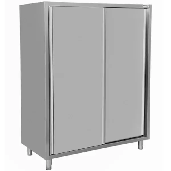 Servieskast | RVS | Schuifdeuren | Diepte 600 | Hoogte 1800 | Breedte 1000-1600