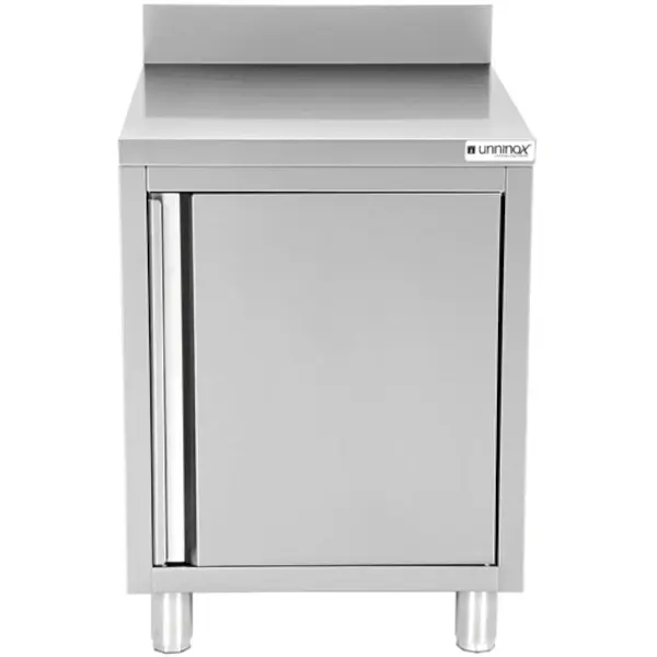 Werktafel | RVS | 1 Draaideur | Achteropstand | 500x600x850(h)mm