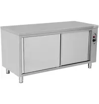 UNNINOX Warmhoudkast | RVS | 30°C/80°C | Geventileerd | Schuifdeuren | 230V | Diepte 600 | Hoogte 850 | Breedte 1000-2000