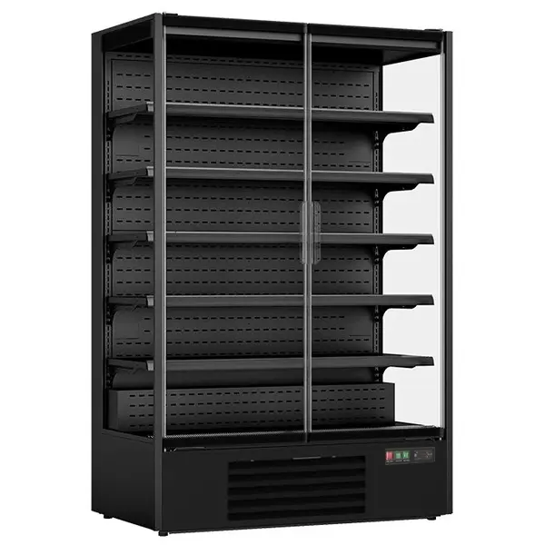 Wandkoeling | MARCO | Zwart | +2°C/+8°C | Geforceerd | Draaideuren | 1310x740x2010(h)mm