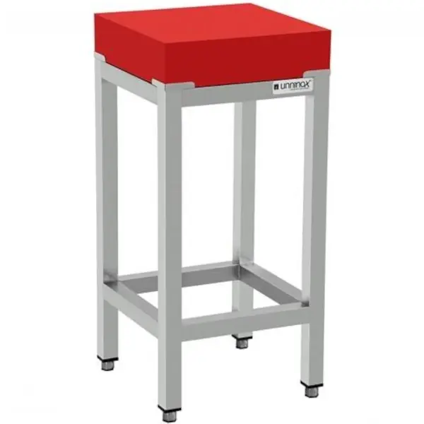 Hakblok | RVS/Polyethyleen | Blokdikte 100mm | Gelast | 500x600x850(h)mm