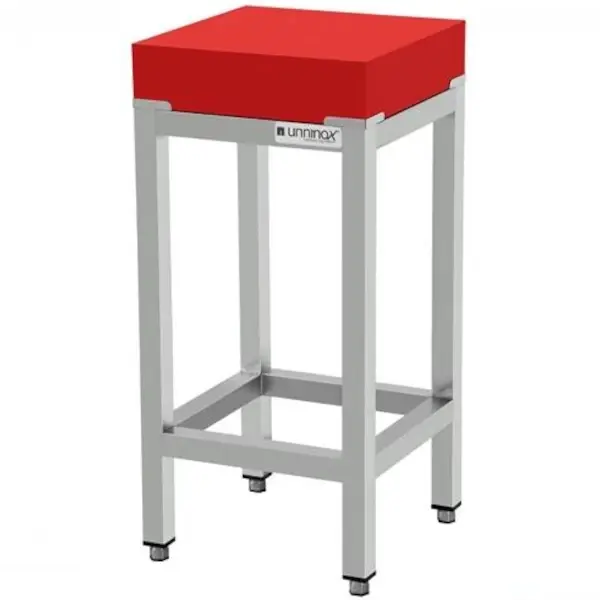 Hakblok | RVS/Polyethyleen | Blokdikte 100mm | Gelast | 500x600x850(h)mm