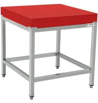 UNNINOX Hakblok | RVS/Polyethyleen | Blokdikte 100mm | Gelast | 800x800x850(h)mm