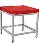 UNNINOX Hakblok | RVS/Polyethyleen | Blokdikte 100mm | Gelast | 800x600x850(h)mm 