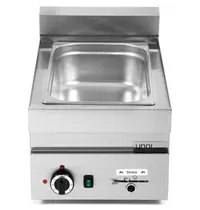 UNNI-COOKING Bain-Marie | 650 SERIE | Elektrisch | 1/1 GN | 30°C/90°C | 1.2kW (230V) | Aftapkraan | 400x650x300(h)mm