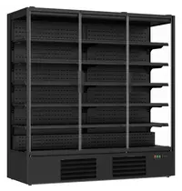 CombiSteel Wandkoeling | MARCO | Zwart | +2°C/+8°C | Geforceerd | Draaideuren | 1935x740x2010(h)mm 