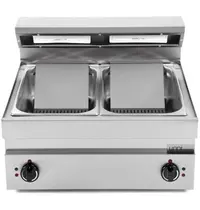 UNNI-COOKING Friet-Warmhouder | 650 SERIE | 2x 1/1 GN | 30°C/90°C | 3kW (230V) | 700x650x300(h)mm