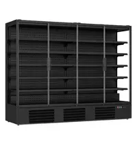 CombiSteel Wandkoeling | MARCO | Energiezuinig | Zwart | +2°C/+8°C | Geforceerd | Draaideuren | 2560x740x2010(h)mm 