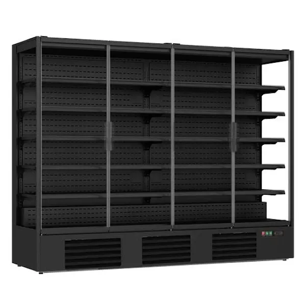 Wandkoeling | MARCO | Energiezuinig | Zwart | +2°C/+8°C | Geforceerd | Draaideuren | 2560x740x2010(h)mm