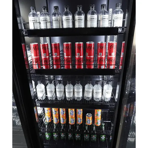 Koelkast | CEB-R | 2000L | Zwart | 0°C/+10°C | Geforceerd | Draaideuren | Wielen (Geremd) | 2500x705x2050(h)mm