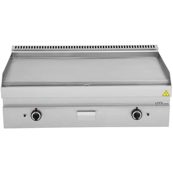 Bak-/Grillplaat | 650 SERIE | Gas | Glad Oppervlak 1100x550 (RVS) | 80°C/300°C | 12kW | Piëzo Ontsteking | 1100x650x300/540(h)mm