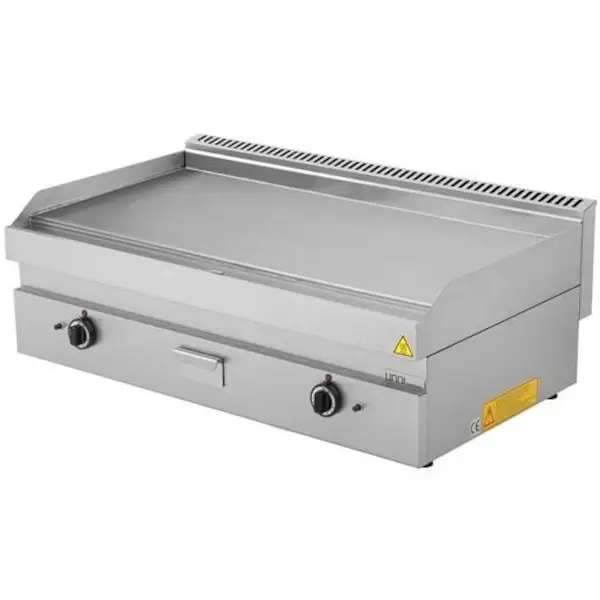 Bak-/Grillplaat | 650 SERIE | Gas | Glad Oppervlak 1100x550 (RVS) | 80°C/300°C | 12kW | Piëzo Ontsteking | 1100x650x300/540(h)mm