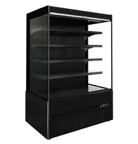 CombiSteel Wandkoeling | JAMIE | Zwart | +2°C/+8°C | Geforceerd | Intern Nachtgordijn | 1310x665x1920(h)mm