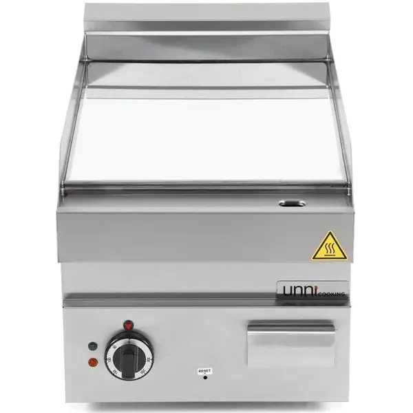 Bak-/Grillplaat | 650 SERIE | Gas | Glad Oppervlak 400x550 (Verchroomd) | 80°C/300°C | 5.7kW | Piëzo Ontsteking | 400x650x300/540(h)mm