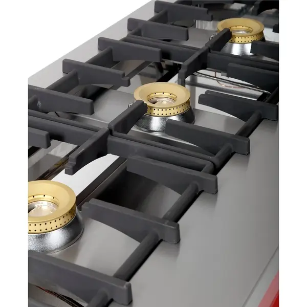 Pannenkoekenfornuis | Gas | 3 Branders | 3x 8kW | Bodemschap | 1290x600x850/900(h)mm