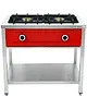 UNNI-COOKING Pannenkoekenfornuis | Gas | 2 Branders | 2x 8kW | Bodemschap | 900x600x850/900(h)mm 