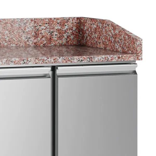 Pizzawerkbank | 368L | 3 Deuren (1/1 GN) | +2°C/+8°C | Statisch + Ventilator | 1400x700x1020(h)mm