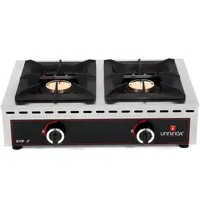 UNNI-COOKING Fornuis | Tafelmodel (Laag) | Gas | 2 Branders | 2x 7kW | 690x510x200(h)mm