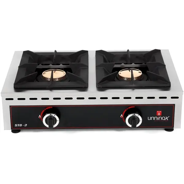 Fornuis | Tafelmodel (Laag) | Gas | 2 Branders | 2x 7kW | 690x510x200(h)mm