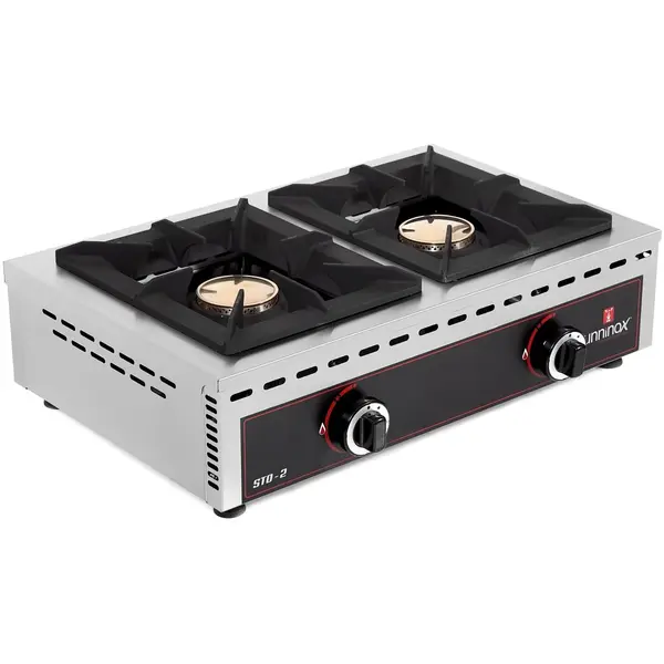 Fornuis | Tafelmodel (Laag) | Gas | 2 Branders | 2x 7kW | 690x510x200(h)mm