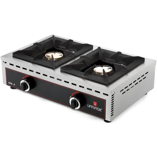 Fornuis | Tafelmodel (Laag) | Gas | 2 Branders | 2x 7kW | 690x510x200(h)mm