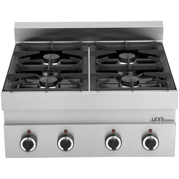 Fornuis | 650 SERIE | Tafelmodel | Gas | 4 Branders | 4x 6.5kW | 700x650x300/540(h)mm