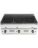UNNI-COOKING Lavasteengrill | 650 SERIE | Gas | Oppervlak 990x500 (Gietijzer) | 80°C/300°C | 16.5kW | Piëzo Ontsteking | 1100x650x300/540(h)mm 