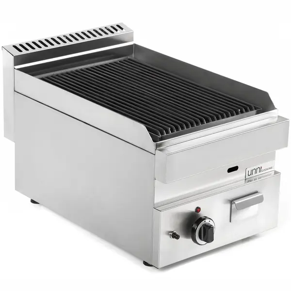 Stoomgrill | 650 SERIE | Elektrisch | Oppervlak 330x500 (RVS) | 50°C/300°C | 6kW (400V) | 400x650x300/540(h)mm
