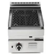 UNNI-COOKING Stoomgrill | 650 SERIE | Elektrisch | Oppervlak 330x500 (RVS) | 50°C/300°C | 6kW (400V) | 400x650x300/540(h)mm