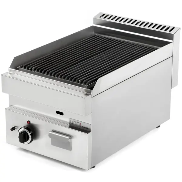 Stoomgrill | 650 SERIE | Elektrisch | Oppervlak 330x500 (RVS) | 50°C/300°C | 6kW (400V) | 400x650x300/540(h)mm